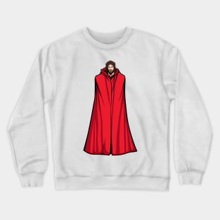 Jesus Superhero Standing Tall Crewneck Sweatshirt